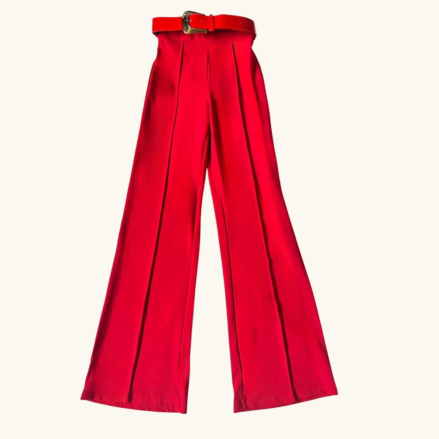 Woman's Red Dress Pants Pants Mo'Nique Couture Fashions