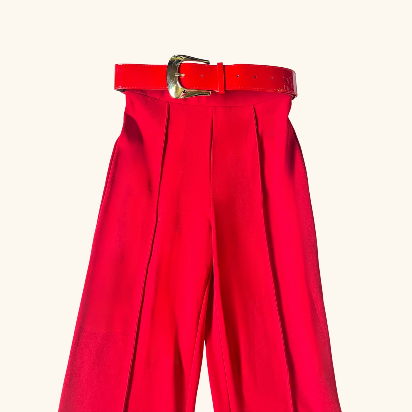 Woman's Red Dress Pants Pants Mo'Nique Couture Fashions