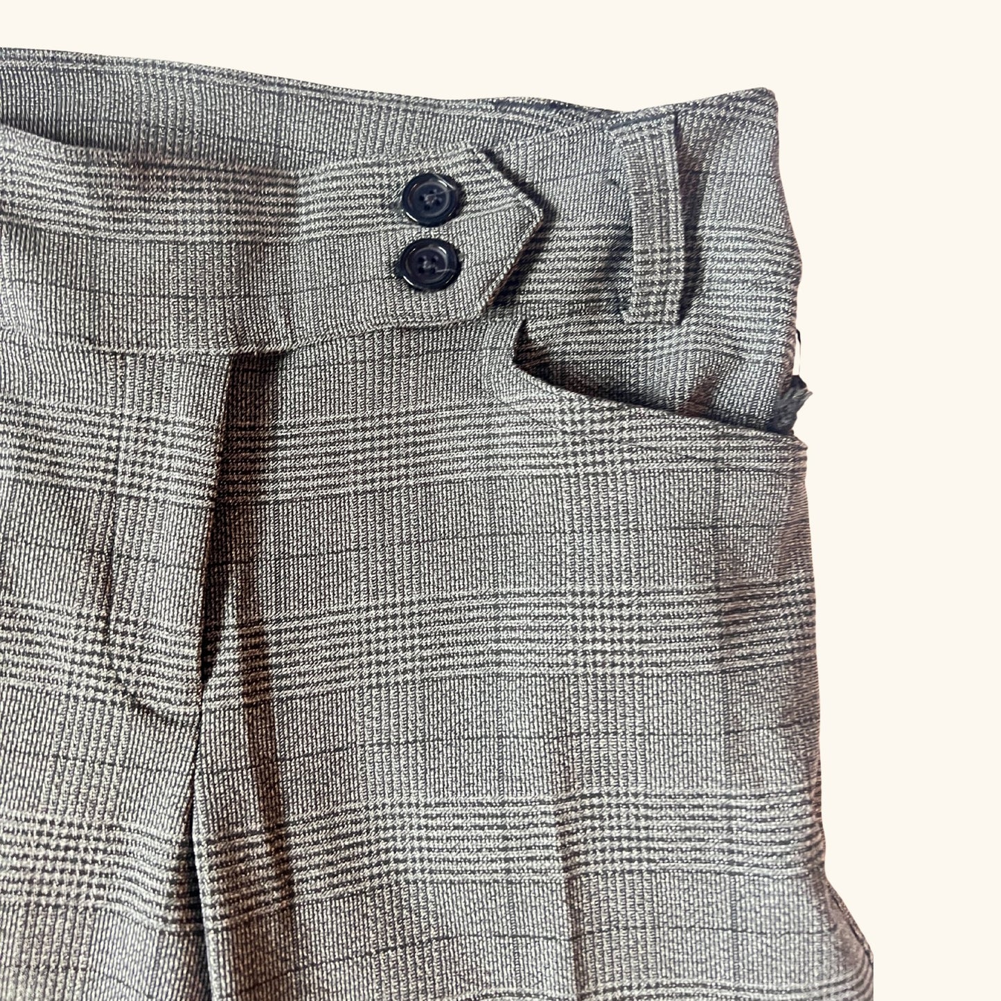Imani Boot Cut Pants - Black Plaid Monique's Couture Fashions