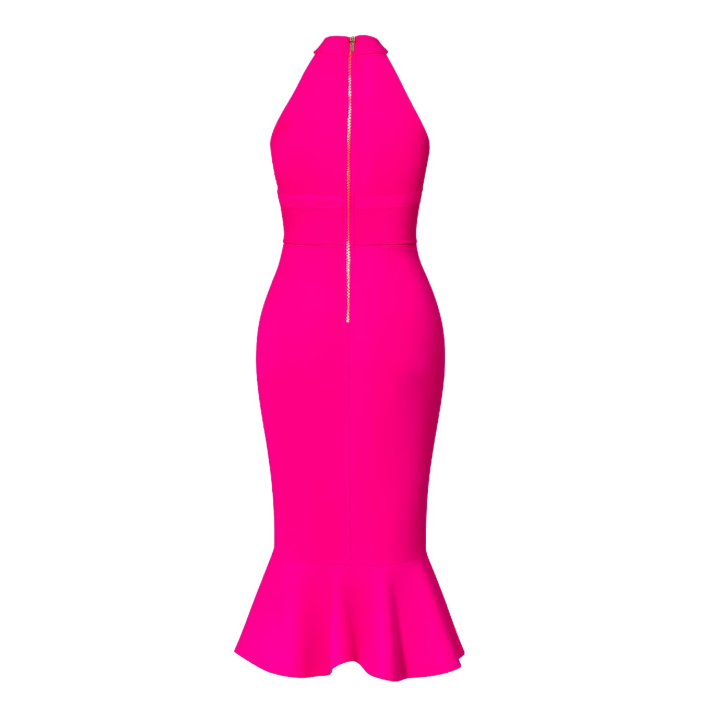 Sapphire Bandage Ruffle Dress Dress Mo'Nique Couture Fashions