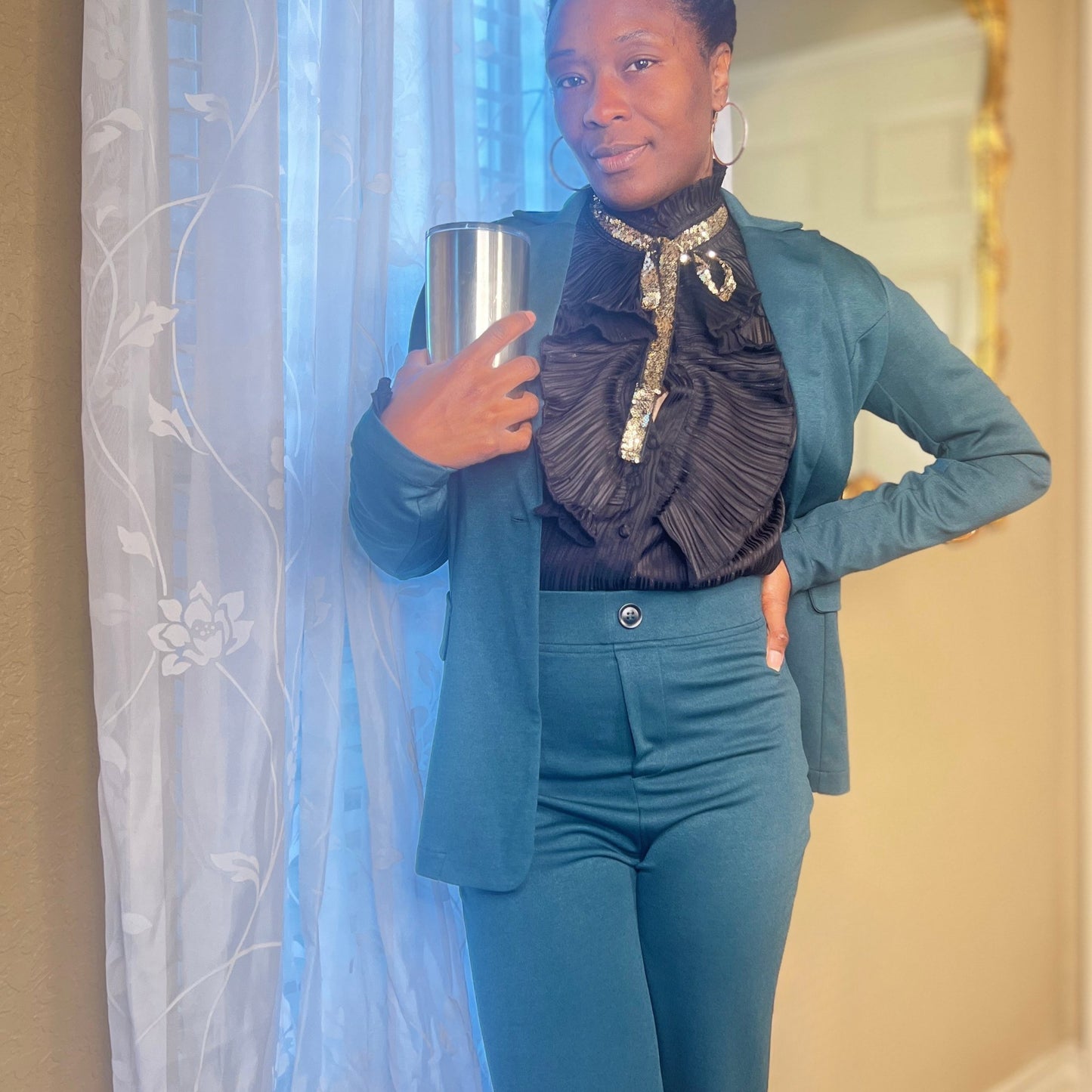 Hunter Pants Suit Sets Mo'Nique Couture Fashions