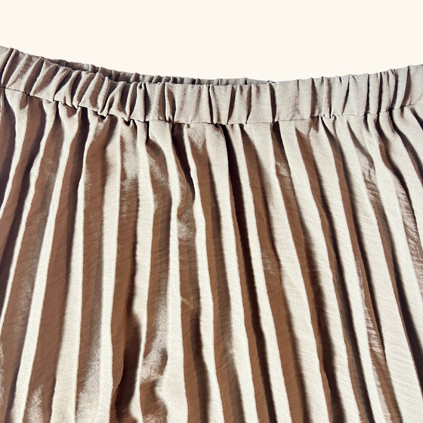 Destiny Pleated Midi Skirt - Cocoa Skirts Mo'Nique Couture Fashions