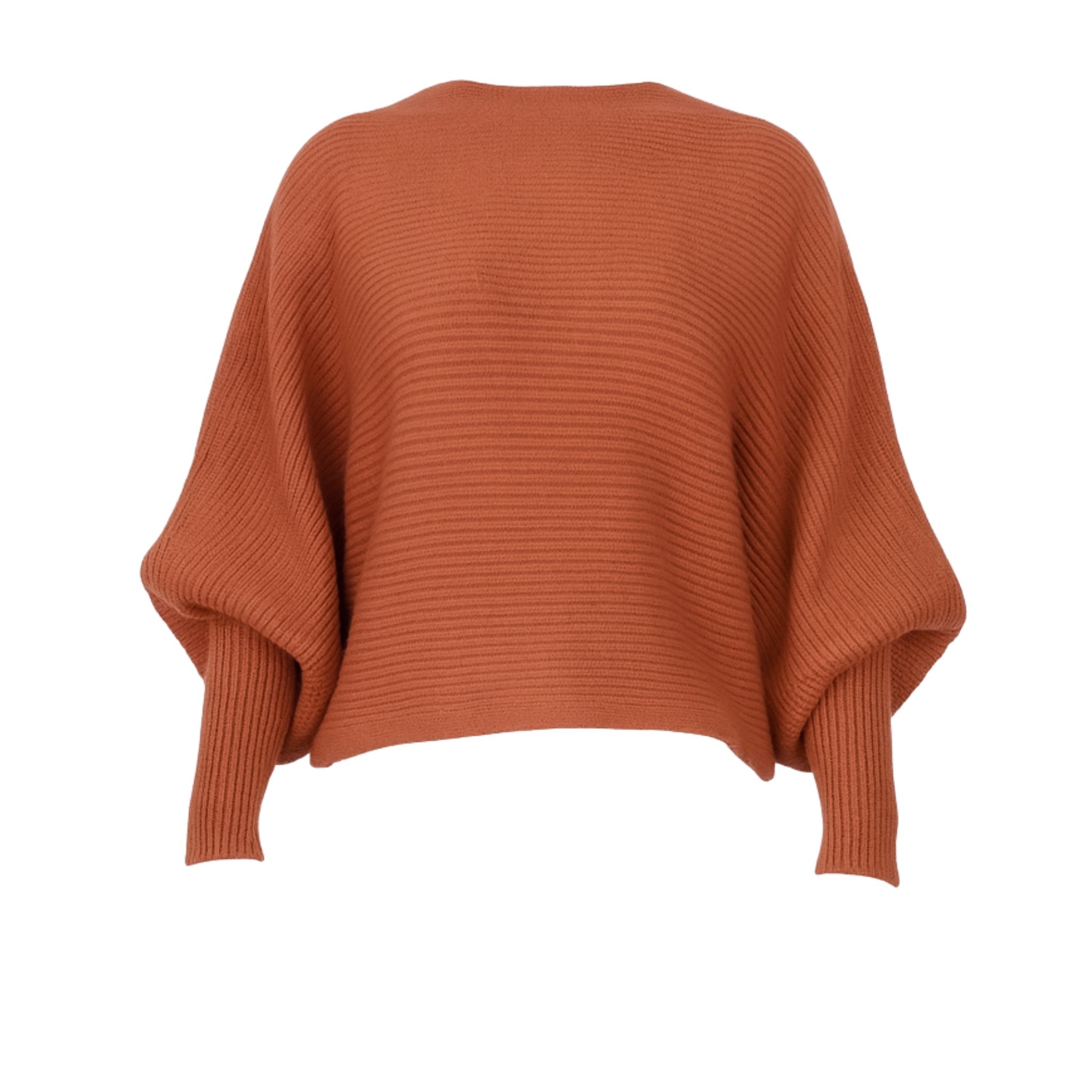 Regine Dolman Sleeve Sweater - Mocha Brown – Monique's Couture