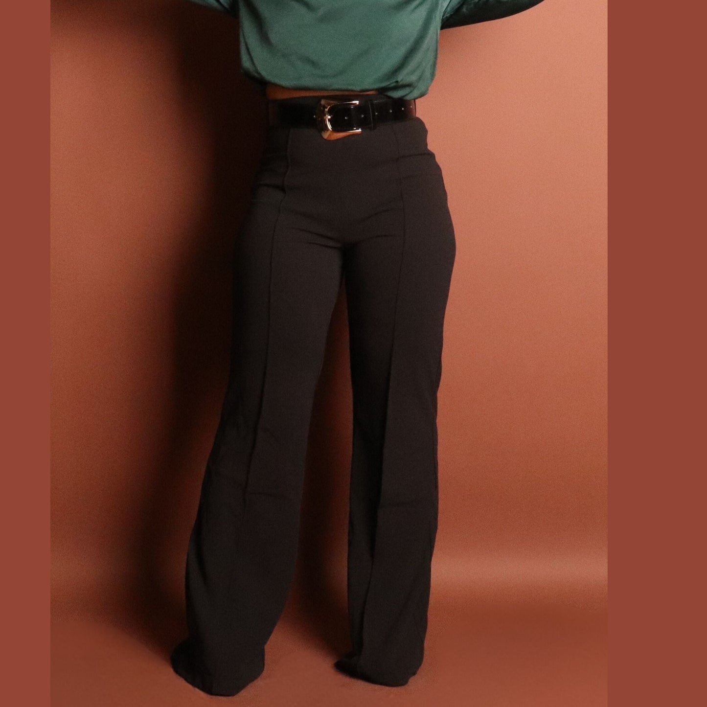 Woman's Black Dress Pants Pants Mo'Nique Couture Fashions