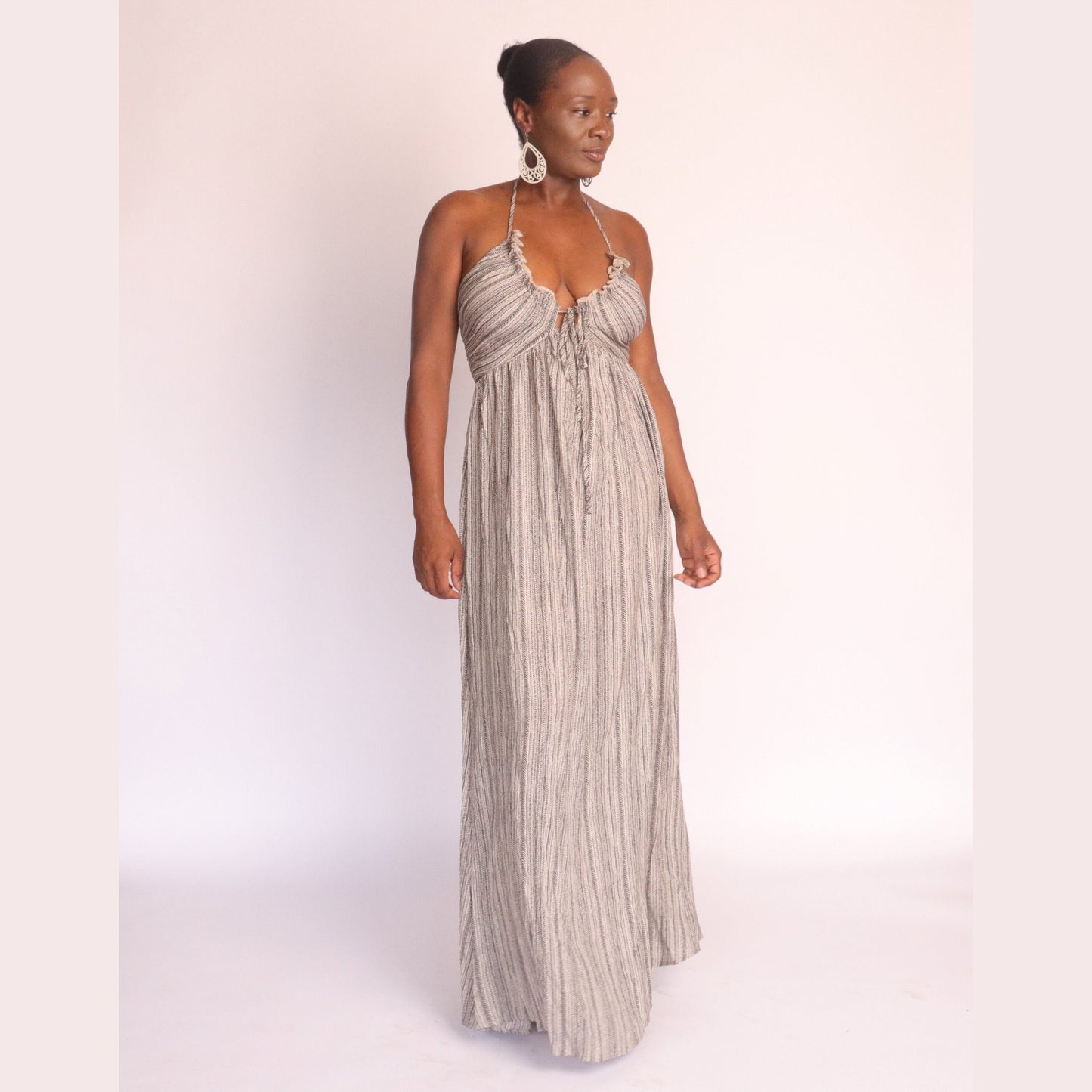 Lila Halter Maxi Dress Dress Mo'Nique Couture Fashions