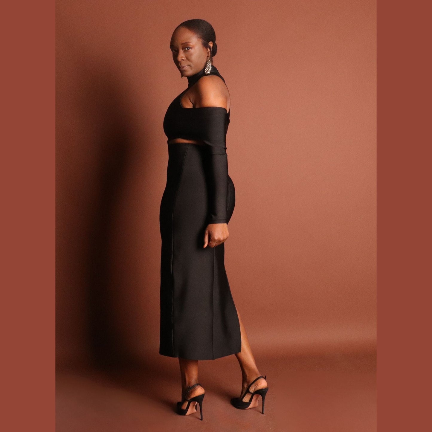 Noire Bandage Dress Dress Mo'Nique Couture Fashions