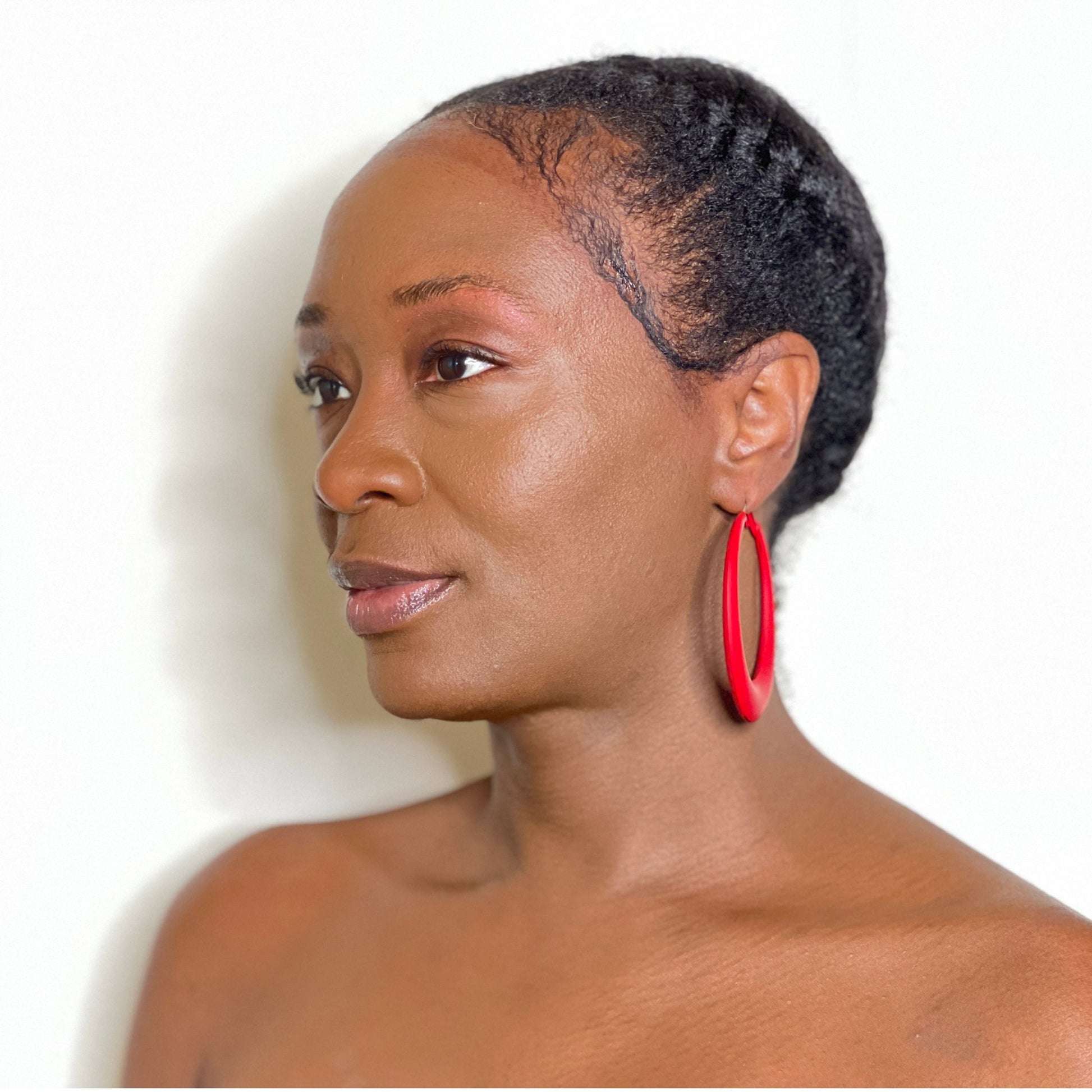 Retro Hoop Earrings Earring Mo'Nique Couture Fashions 