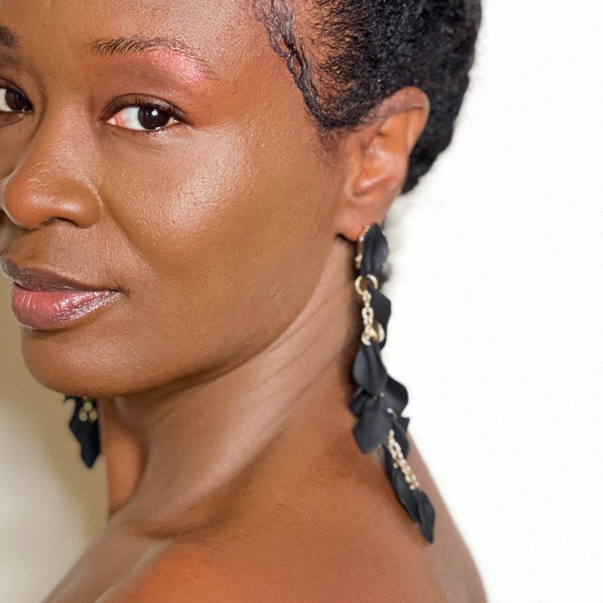 Petal Drop Earrings Earring Mo'Nique Couture Fashions 