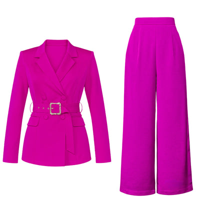 Woman's Pink Pants Suit Sets Mo'Nique Couture 