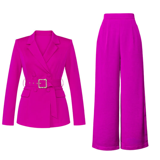 Woman's Pink Pants Suit Sets Mo'Nique Couture 