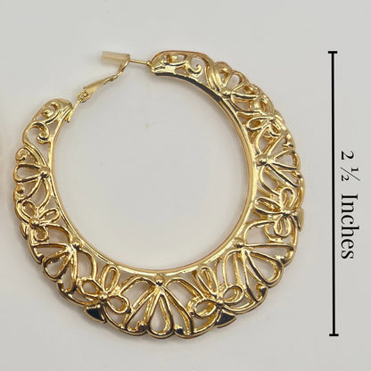 Filigree Hoops Earring Mo'Nique Couture Fashions 