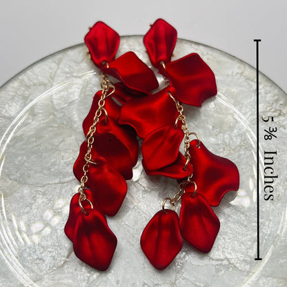 Petal Drop Earrings Earring Mo'Nique Couture Fashions 