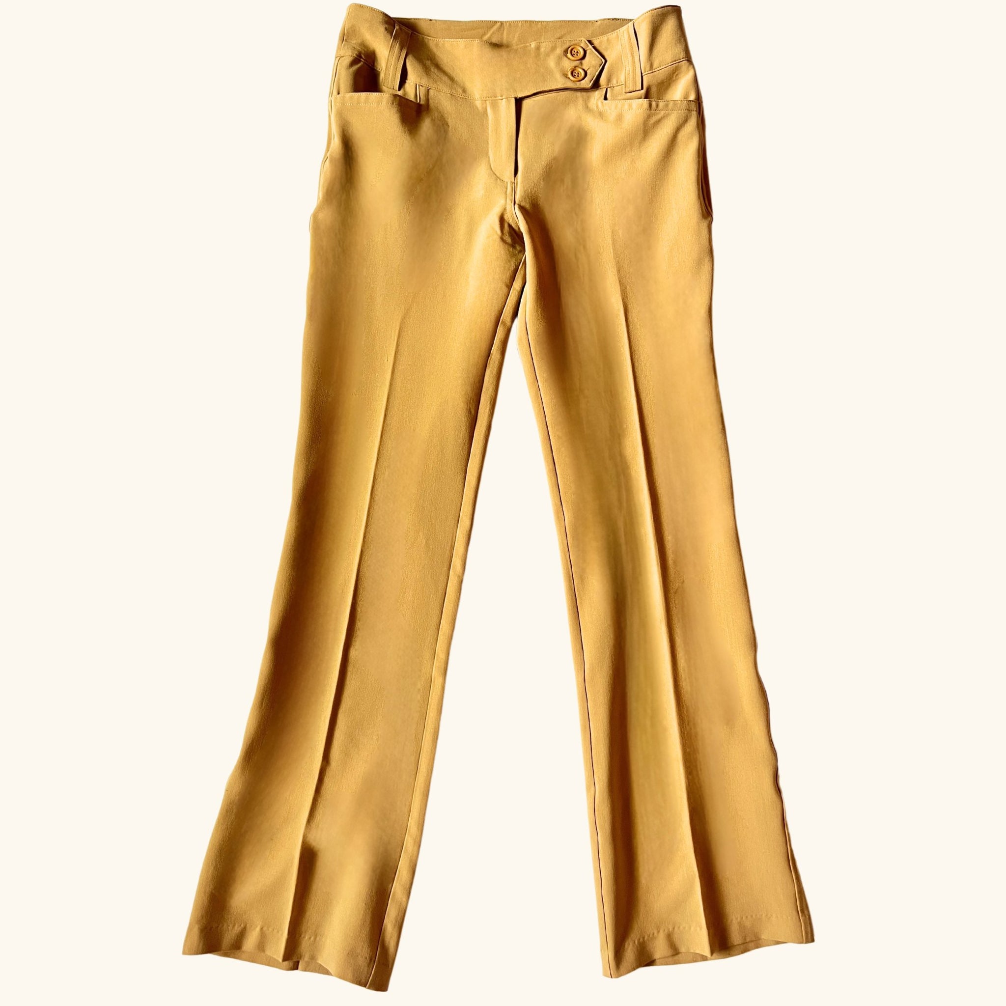 Imani Boot Cut Dress Pants - Khaki Pants Mo'Nique Couture Fashions 