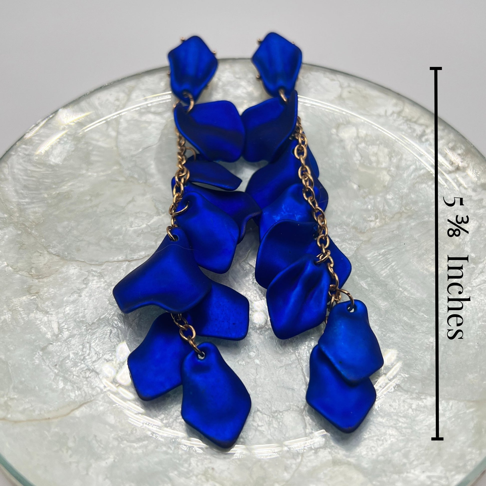 Petal Drop Earrings Earring Mo'Nique Couture Fashions 