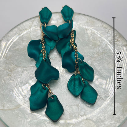 Petal Drop Earrings Earring Mo'Nique Couture Fashions 