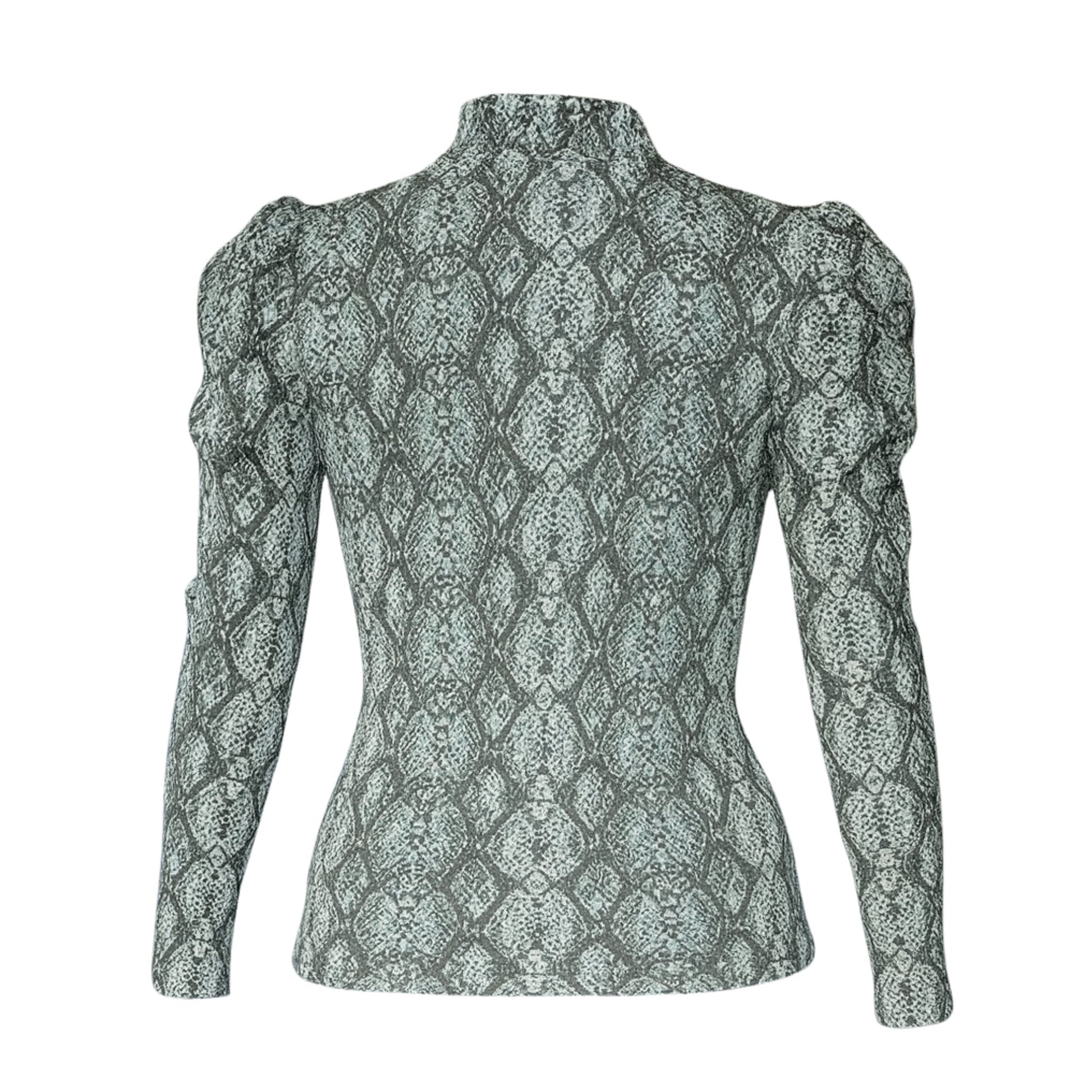 Mya Pleated Sleeve Blouse Tops Mo'Nique Couture Fashions 