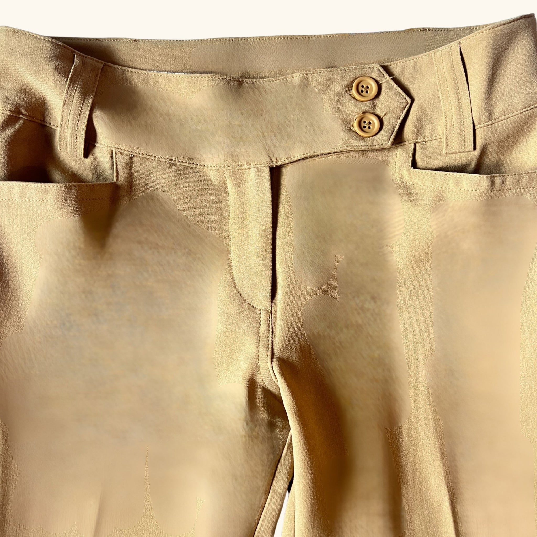 Imani Boot Cut Dress Pants - Khaki Pants Mo'Nique Couture Fashions 