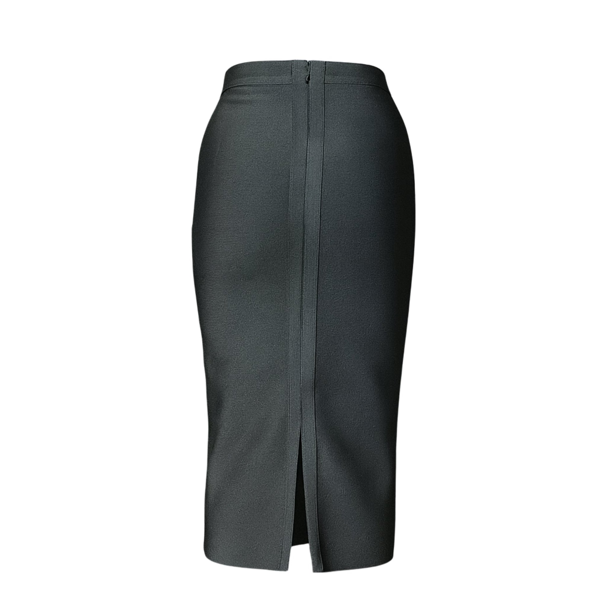 Black Pearl Crop Top & Midi Skirt Set Sets Mo'Nique Couture Fashions 