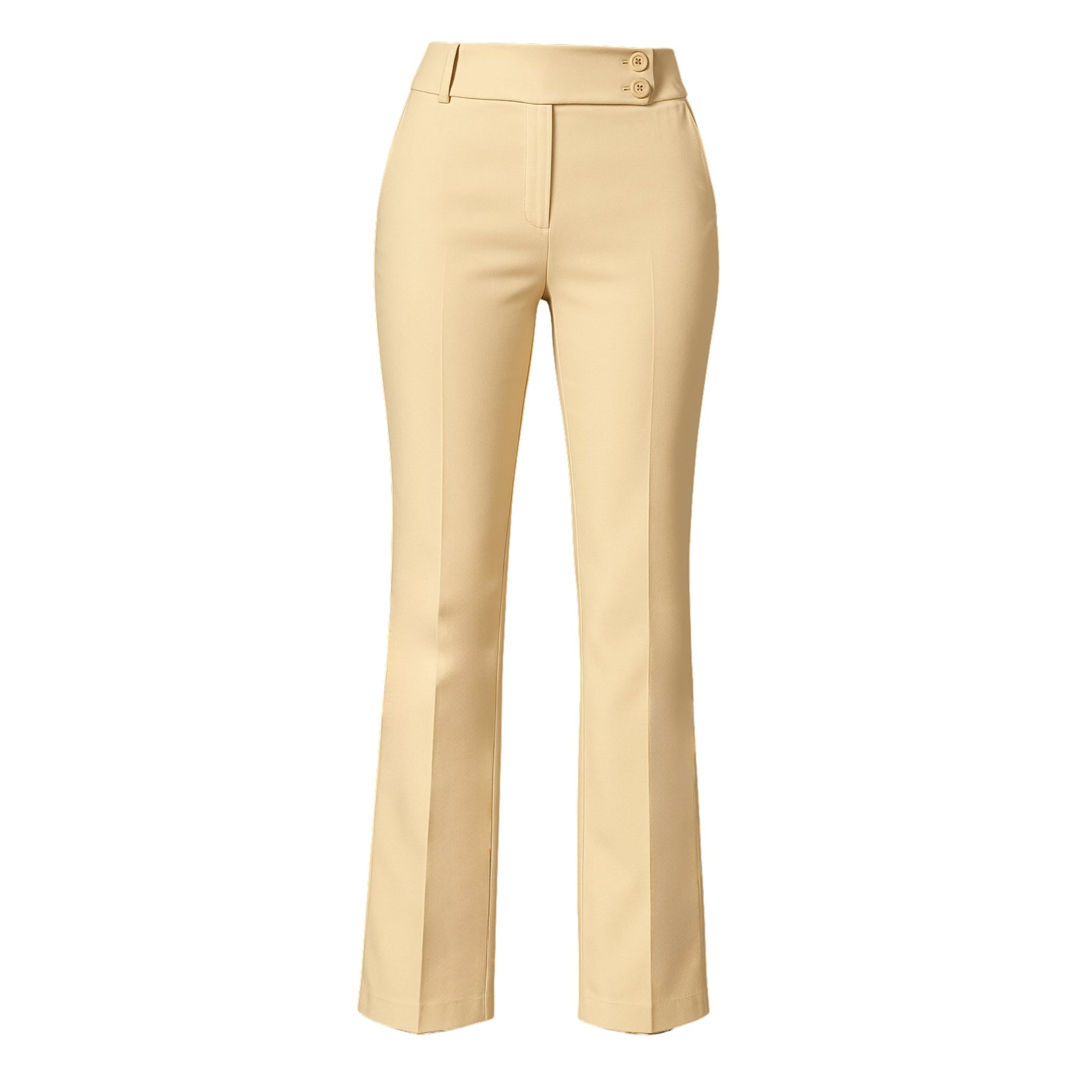 Imani Boot Cut Dress Pants - Khaki Monique's Couture Fashions Imani Boot Cut Dress Pants - Khaki Monique's Couture Fashions