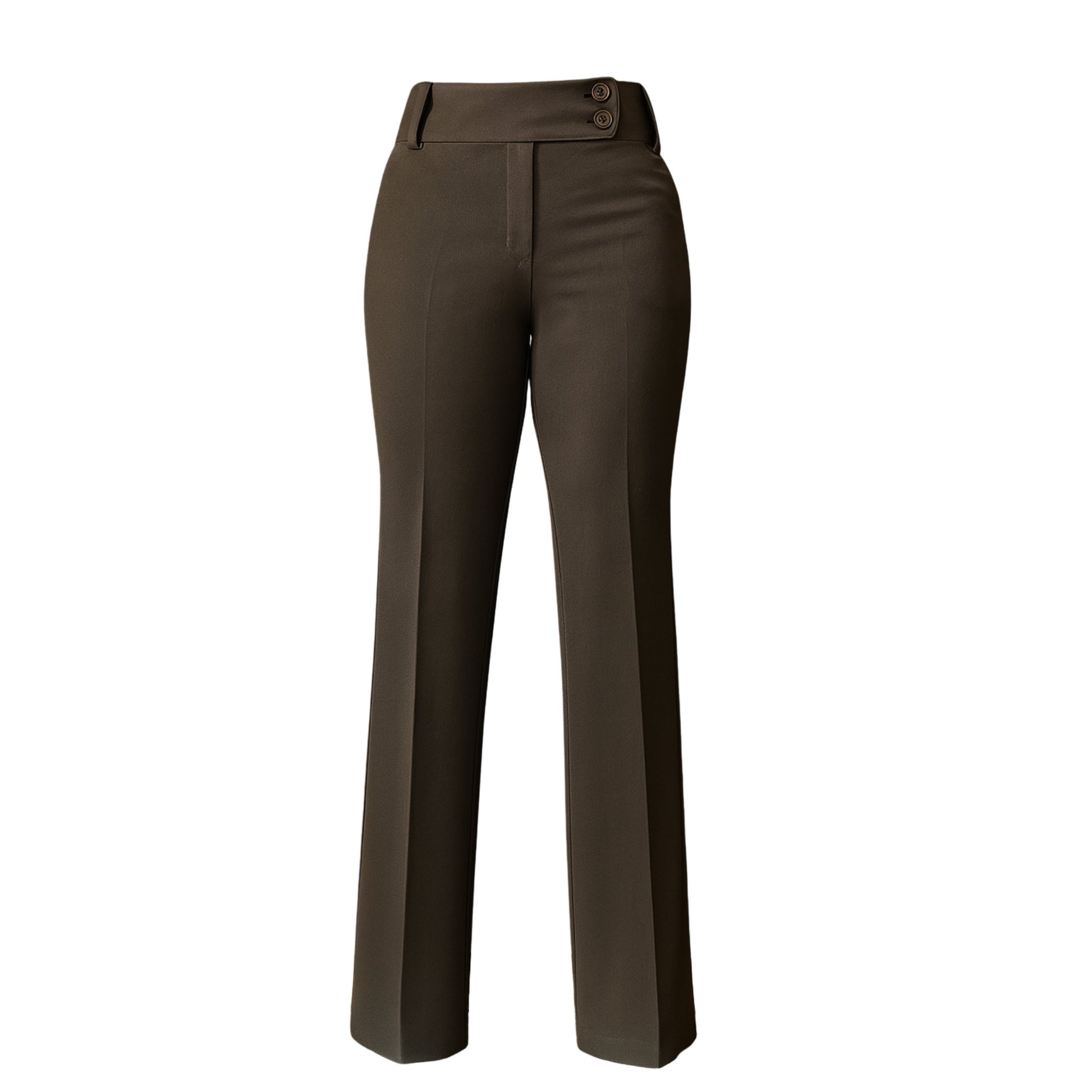 Imani Boot Cut Dress Pants - Brown Monique's Couture Fashions Imani Boot Cut Dress Pants - Brown Monique's Couture Fashions