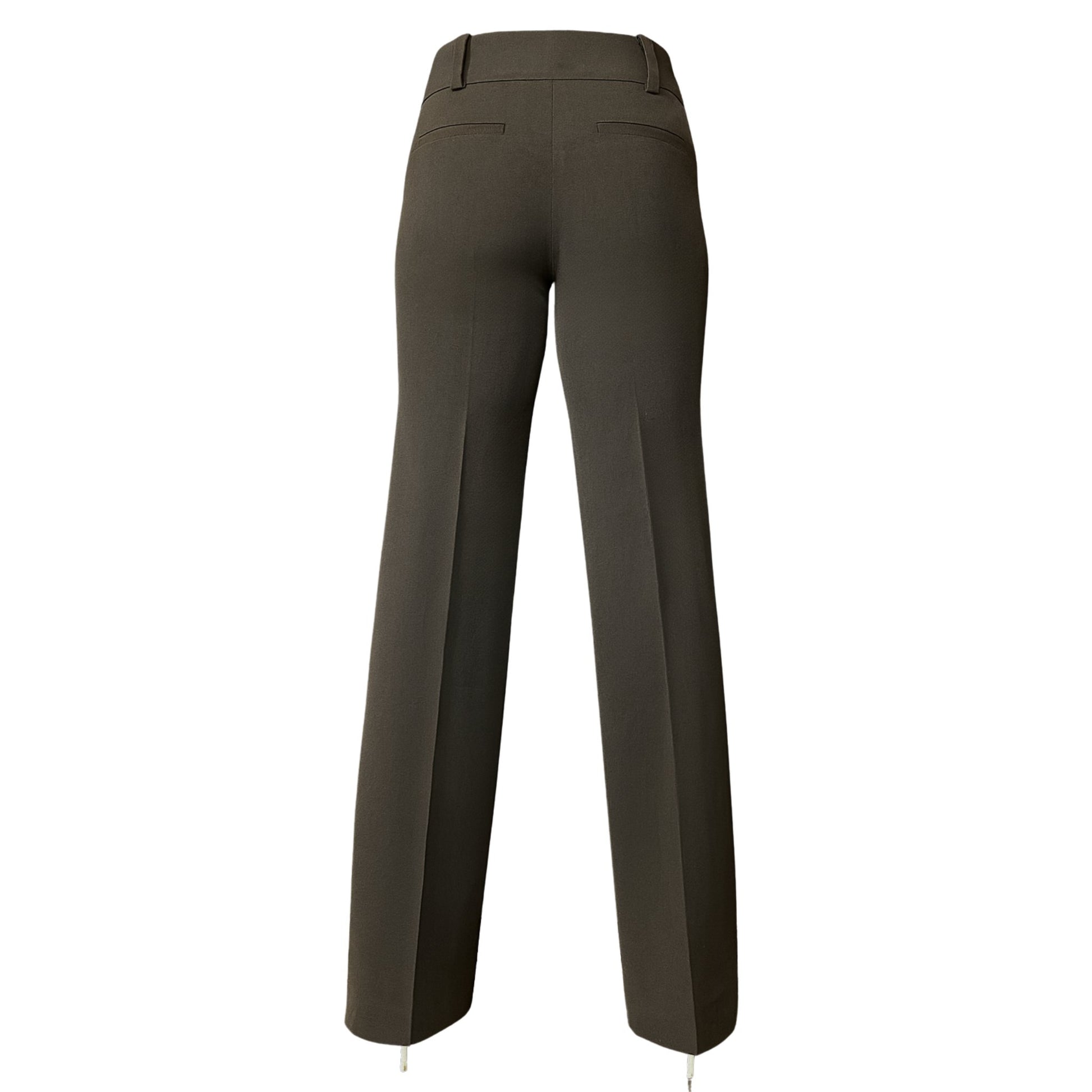 Imani Boot Cut Dress Pants - Brown Pants Mo'Nique Couture Fashions 