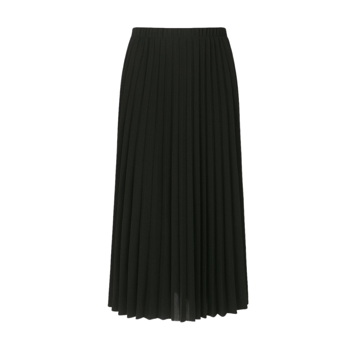 Destiny Pleated Midi Skirt - Black Skirts Mo'Nique Couture Fashions 