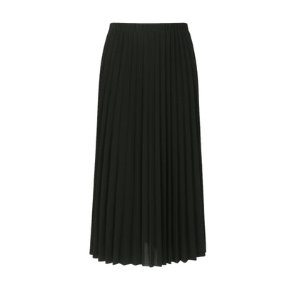 Destiny Pleated Midi Skirt - Black Skirts Mo'Nique Couture Fashions 