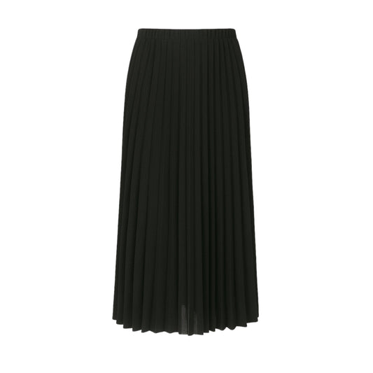 Destiny Pleated Midi Skirt - Black Skirts Mo'Nique Couture Fashions 