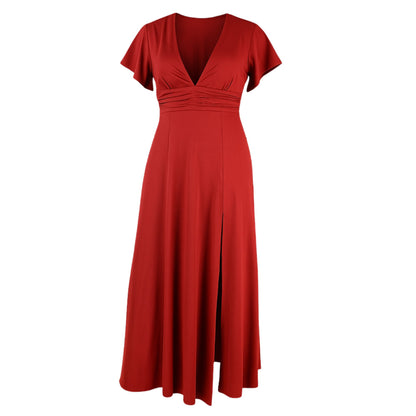 Camille Dress Red Dress Monique's Couture Fashions 