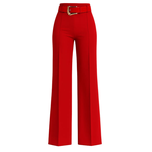 red dress pants for women Woman's Red Dress Pants – Monique's Couture Fashions