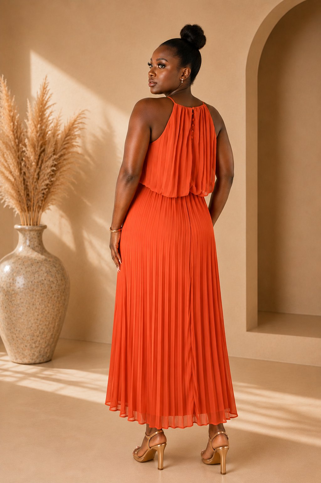 Amber Midi Dress Dress Monique's Couture Fashions 
