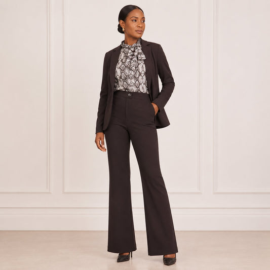 Ebony Pants Suit Sets Mo'Nique Couture Fashions 