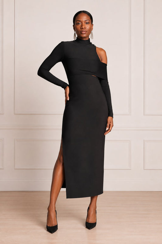 Noire Bandage Dress Dress Mo'Nique Couture Fashions 
