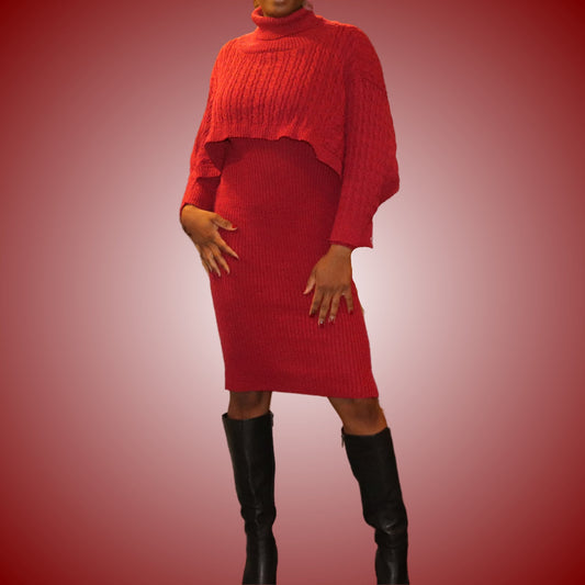 Lumi Woman's Sweater Dress Dress Mo'Nique Couture Fashions 